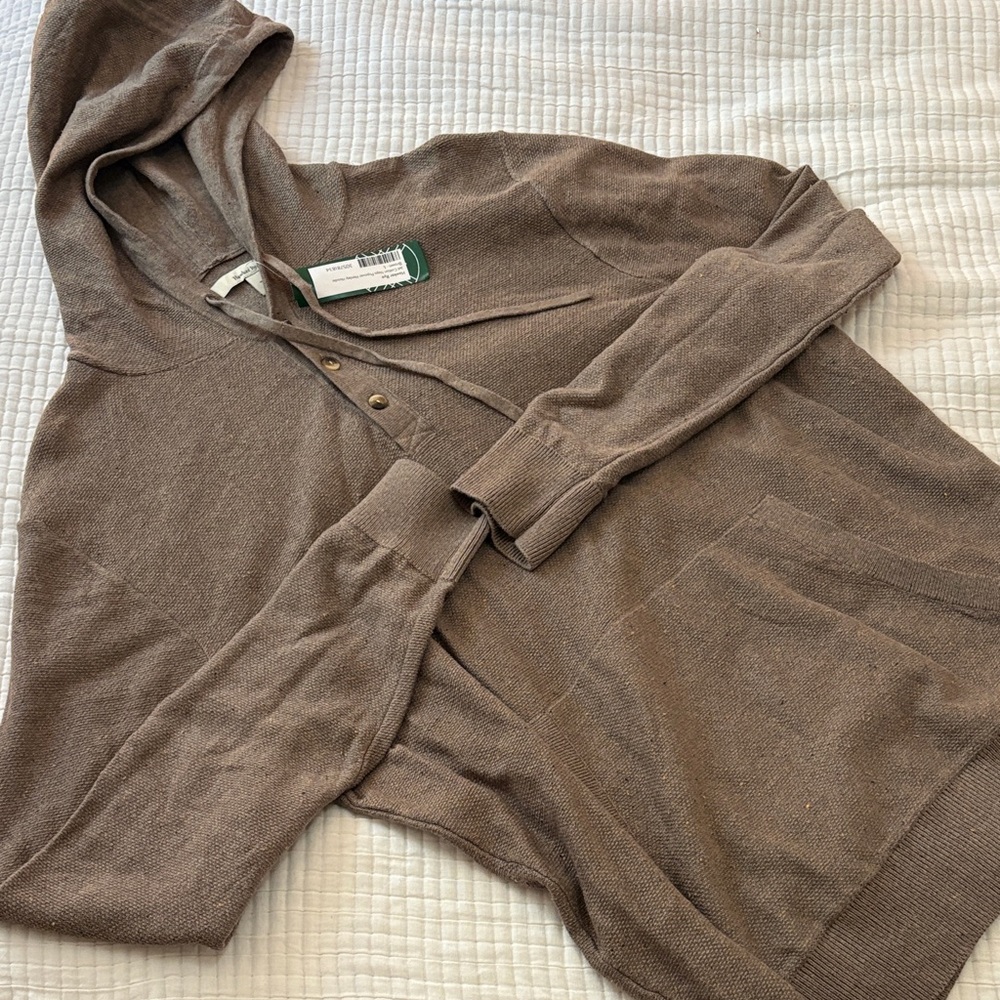 Brown Hooded Men’s Sweater